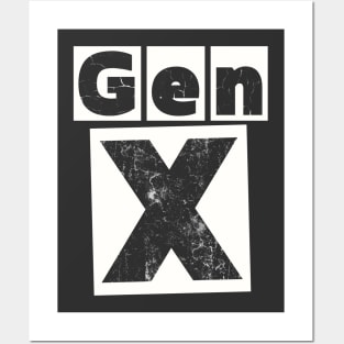 GEN X - A Little Distressed but Still a Fine Vintage Posters and Art